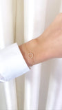 Full Circle 14k White Gold Chain & DIAMOND Bracelet