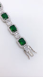 Pleased To Meet You Emerald Green Tennis Bracelet