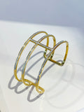 Cuff it out stainless gold Cuff