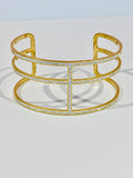 Cuff it out stainless gold Cuff