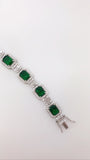 Pleased To Meet You Emerald Green Tennis Bracelet