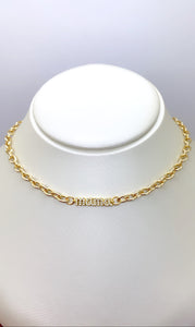 “Mama” Gold Necklace