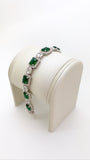 Pleased To Meet You Emerald Green Tennis Bracelet