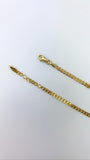 “Mom” 14k Solid Gold Chain Bracelet