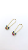 It’s a Promise RainbowSterling Paperclip Earrings