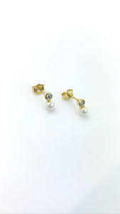 Pearl of Joy Gold Earrings